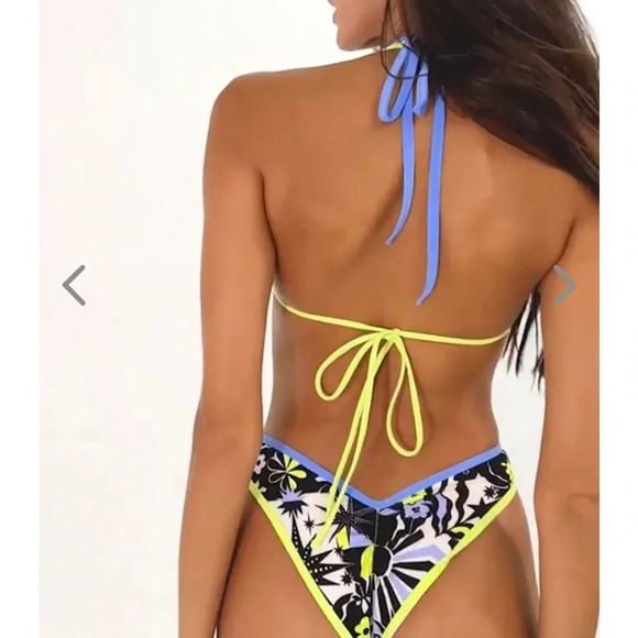 NWT OneOne Swimwear Bikini SET Sullivans Mikaela Helen NEW Print Black White - Picture 9 of 14